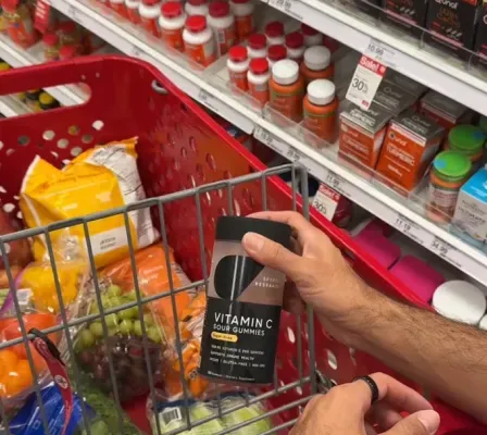 Creator placing a product into a Target cart