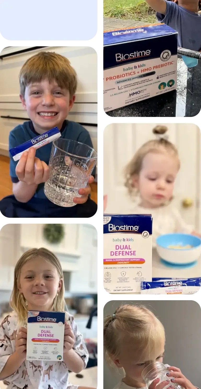 Creators showing Biostime products in JoinBrands campaign content