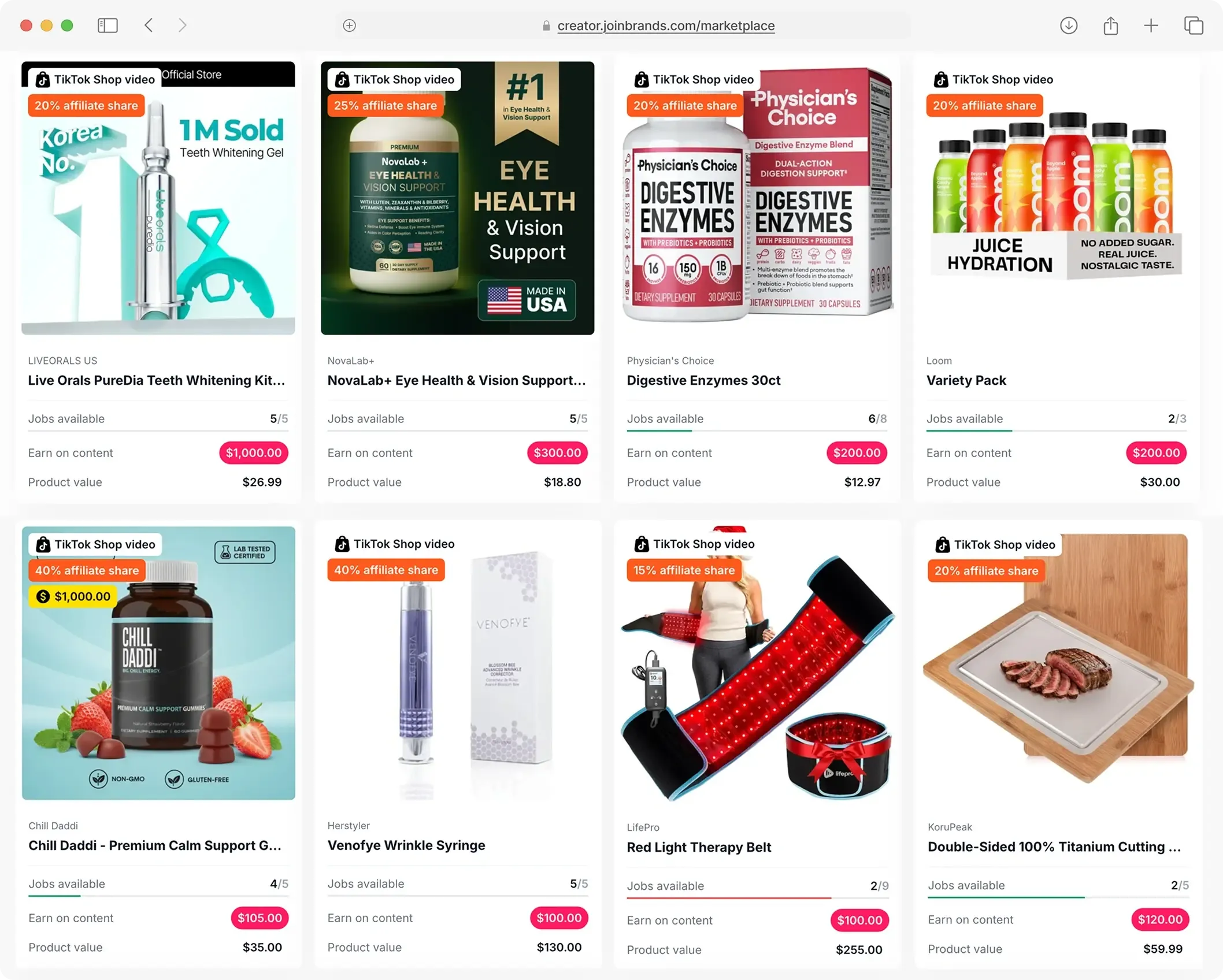 Thousands of Brand Deals, Ready Now
