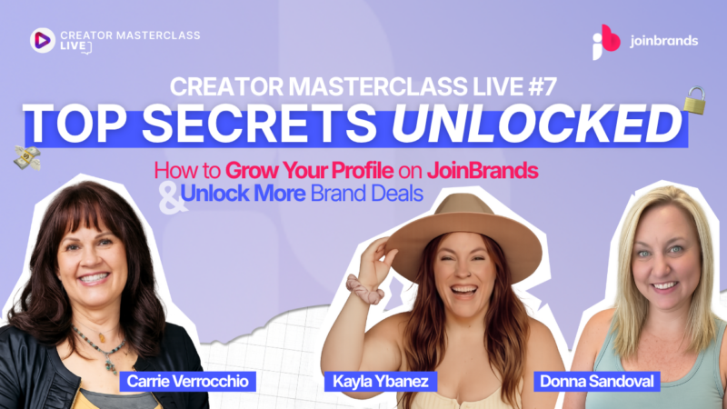 get brand deals