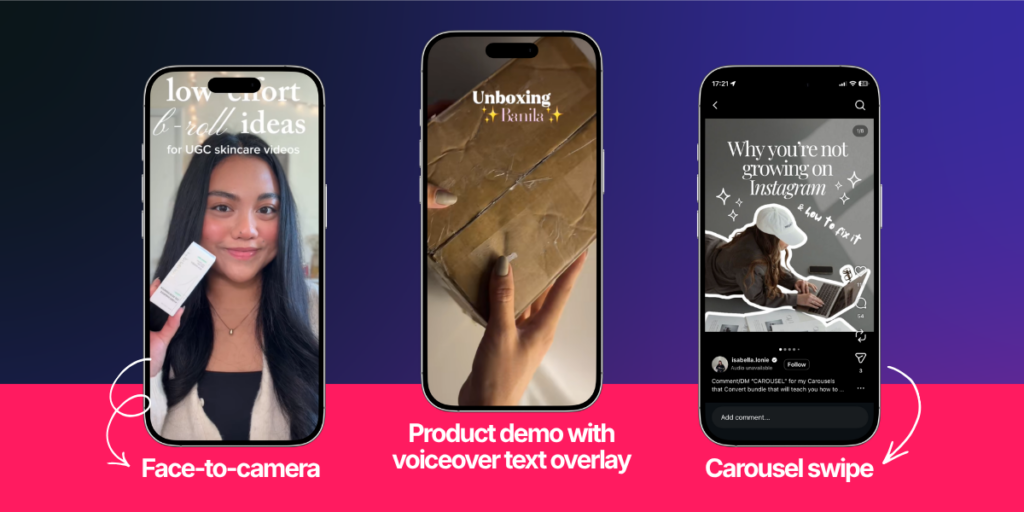 top UGC content formats for brand deals 2026