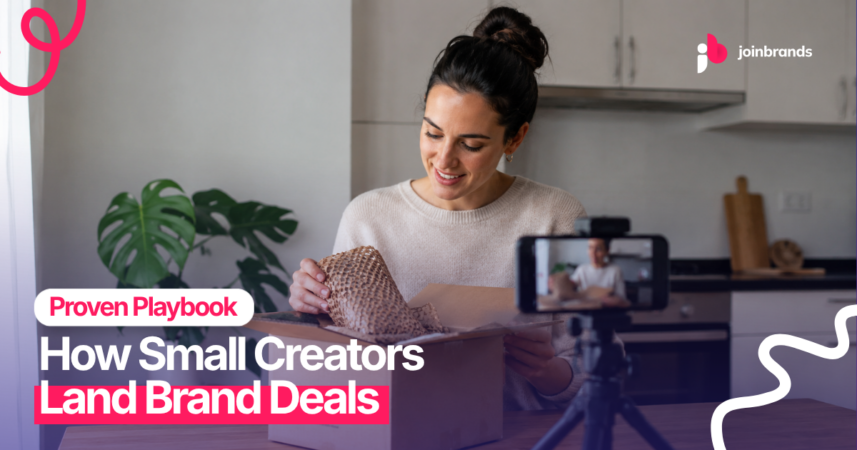 brand deals for small creators proven playbook